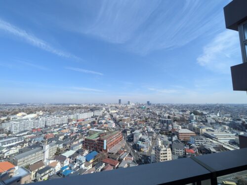 バルコニーからは視界を遮るものは無く相模原を一望できます！